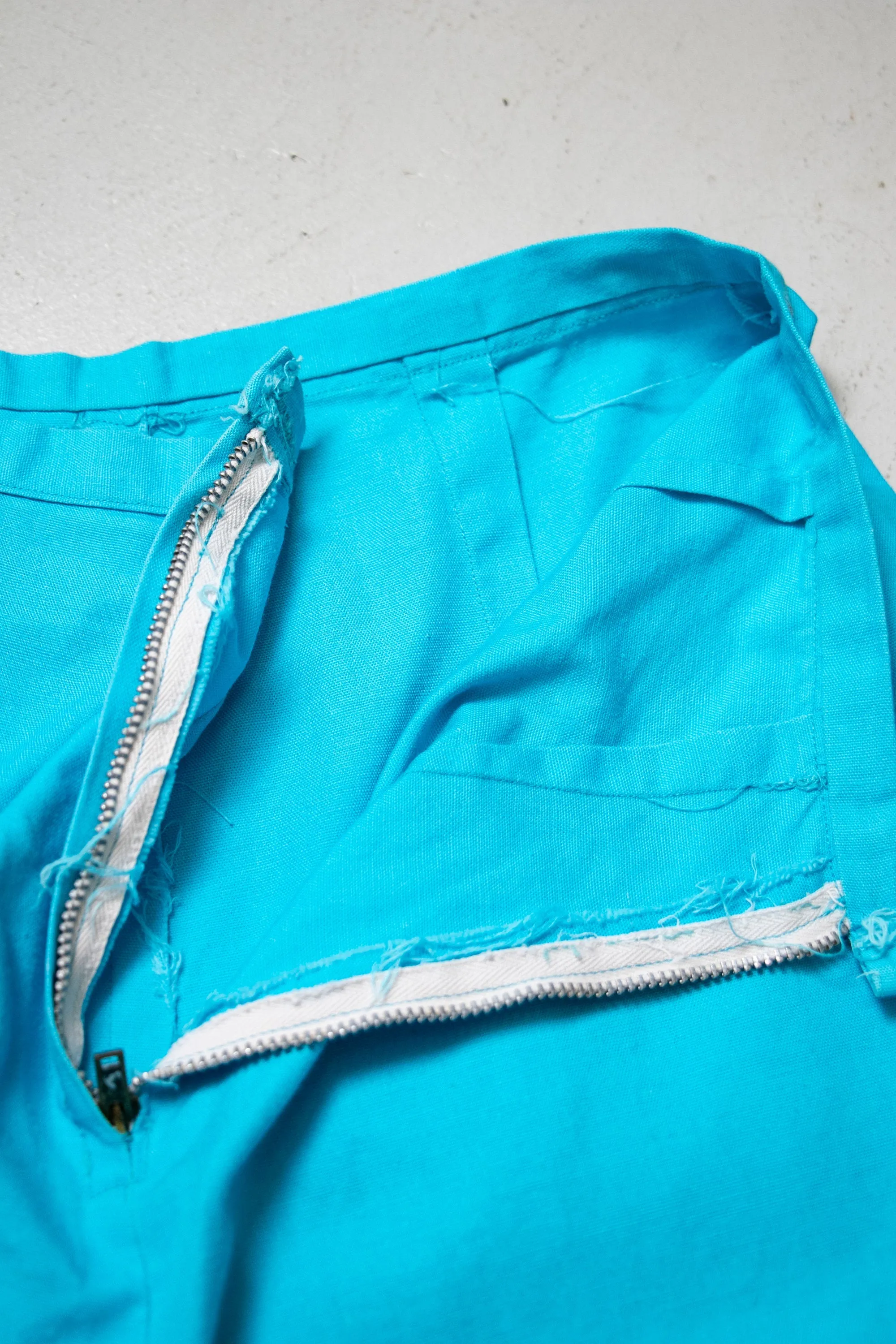 1960s Shorts High Waist Cotton Pin Up XS