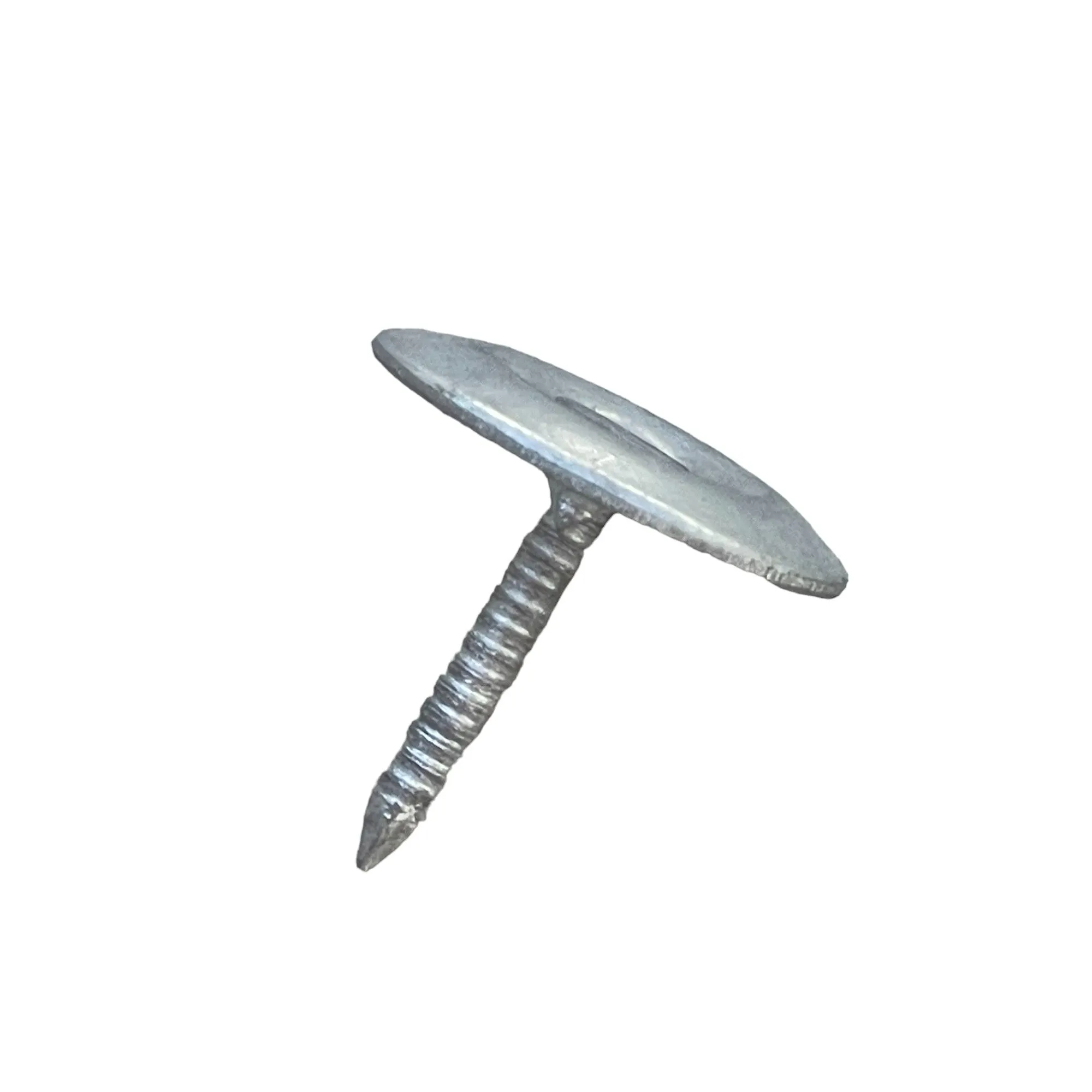 1" Metal Cap Fluted Masonry Nails - Galvanized (appx. 75 nails / lb)