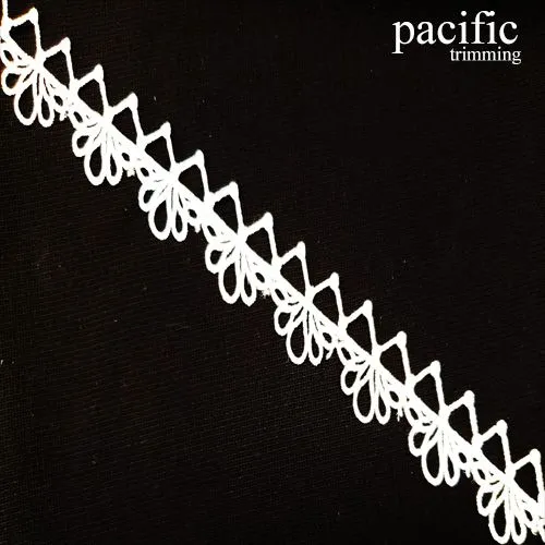 1" Polyester Lace Trim : LA10527 (2 Colors)