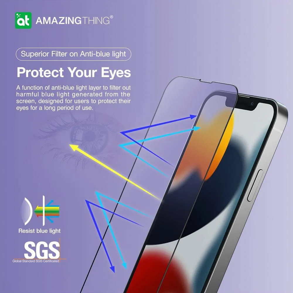 2.75D Fully Covered Radix Anti Blue Light Tempered Glass Screen Protector | iPhone 13 Series