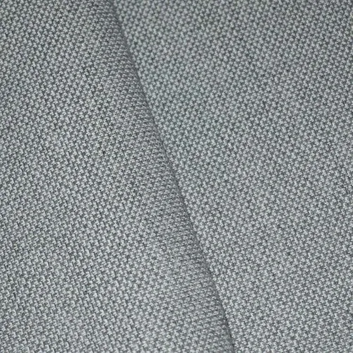 3 3/4 YD PC - Gray/White/Beige Indoor/Outdoor Perennials Textured Dobby Decorating Fabric
