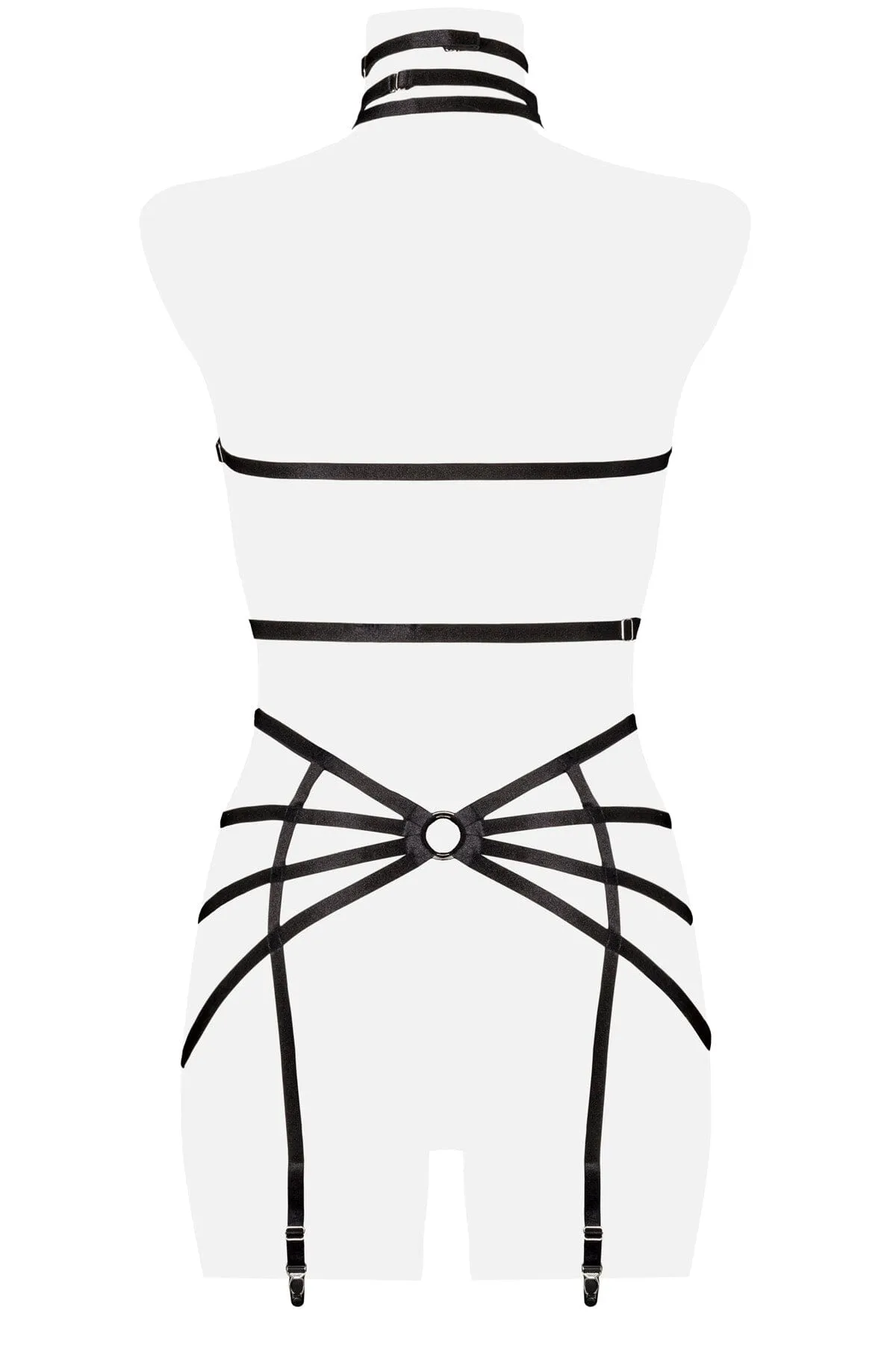 3 Piece Caged Harness Set