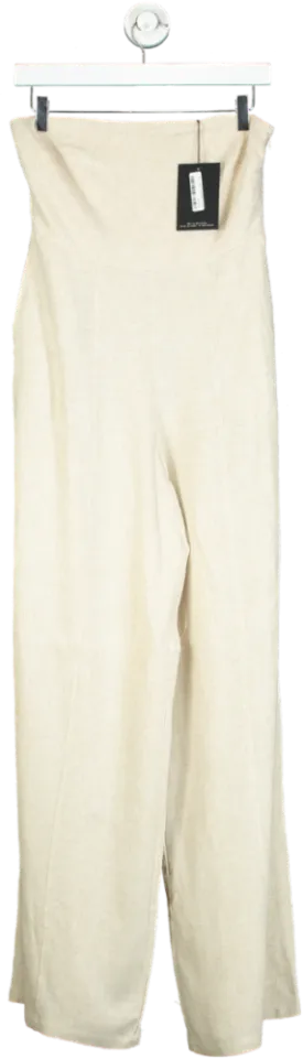 4th   Reckless Beige Constance Jumpsuit UK 6