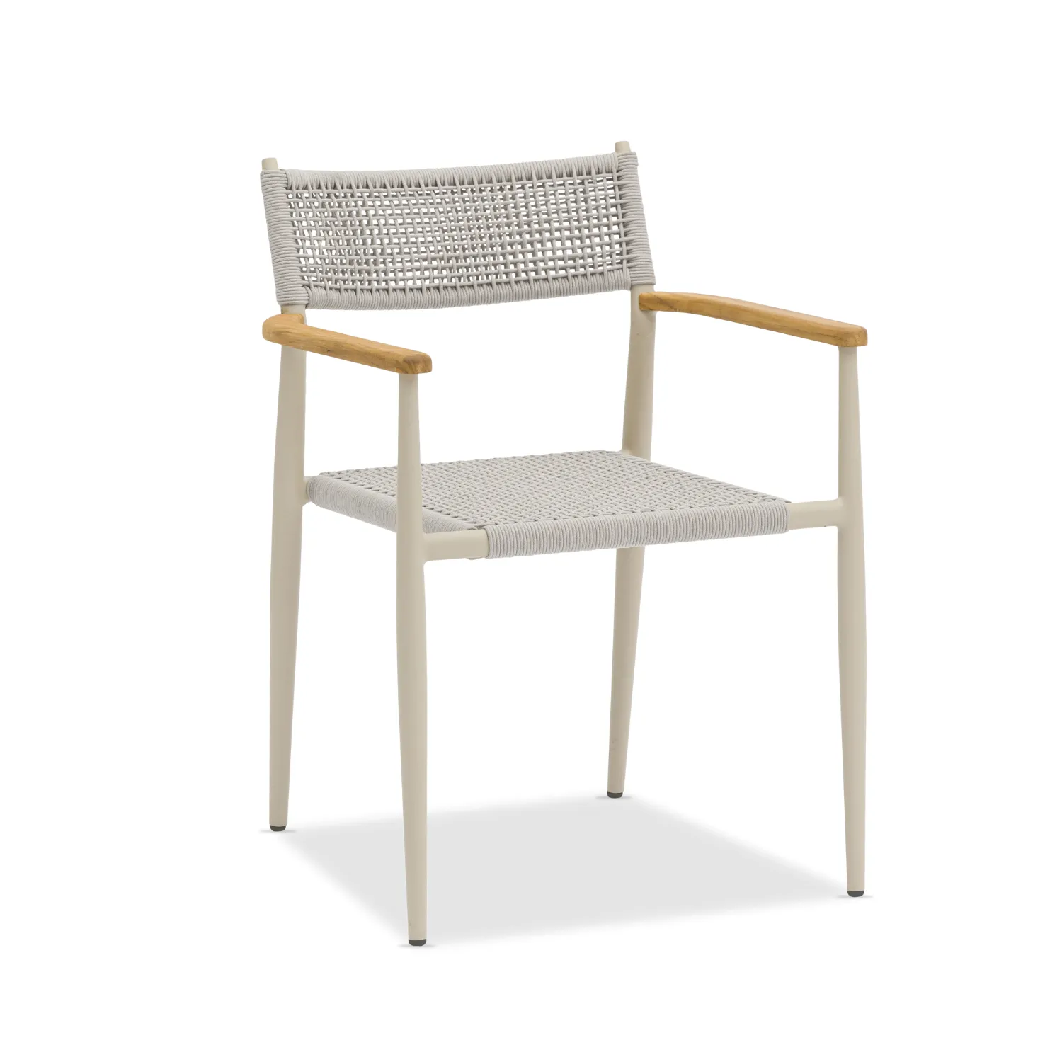 Adelaide Beige Woven Arm Chair