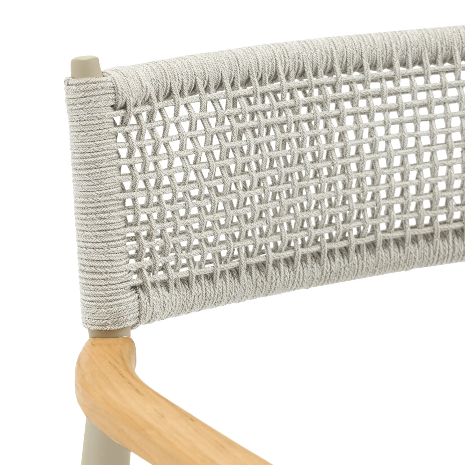 Adelaide Beige Woven Arm Chair