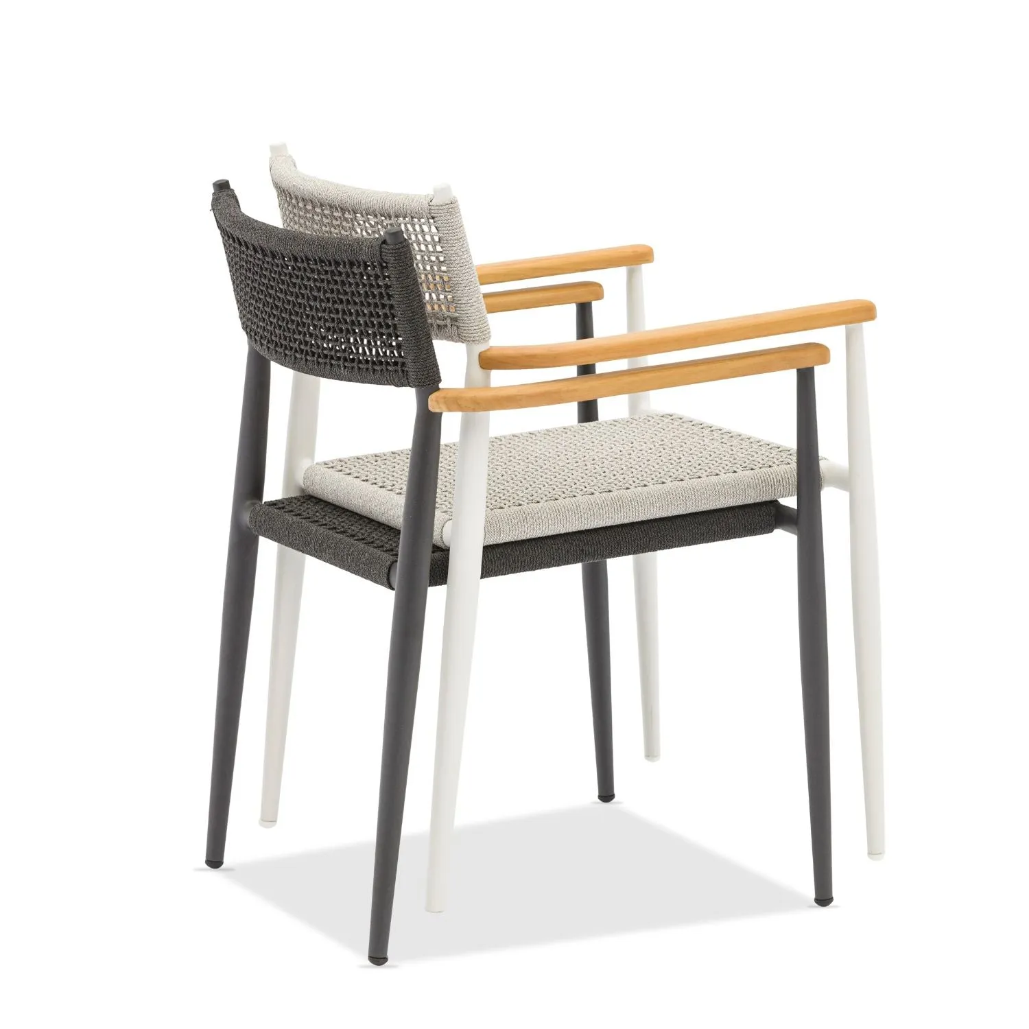 Adelaide Beige Woven Arm Chair