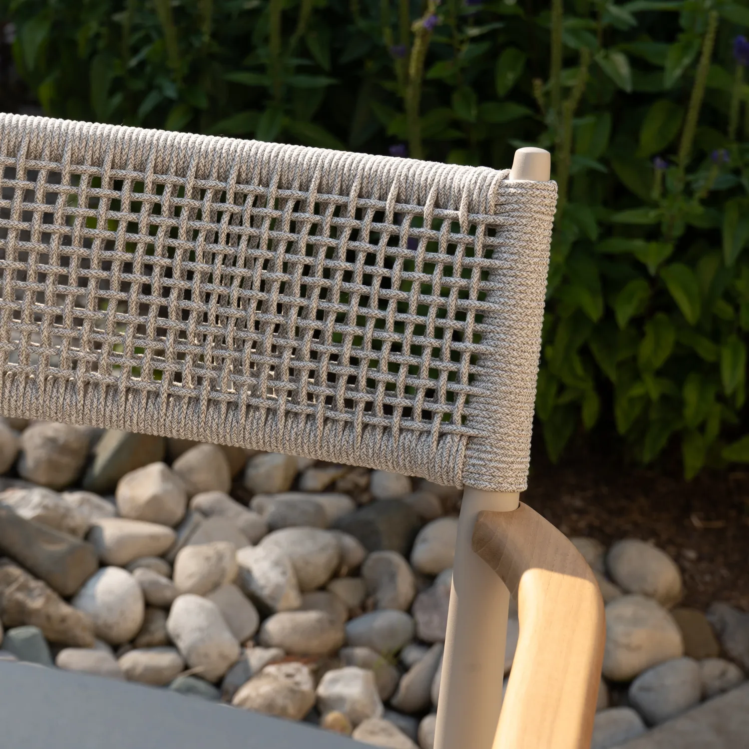 Adelaide Beige Woven Arm Chair