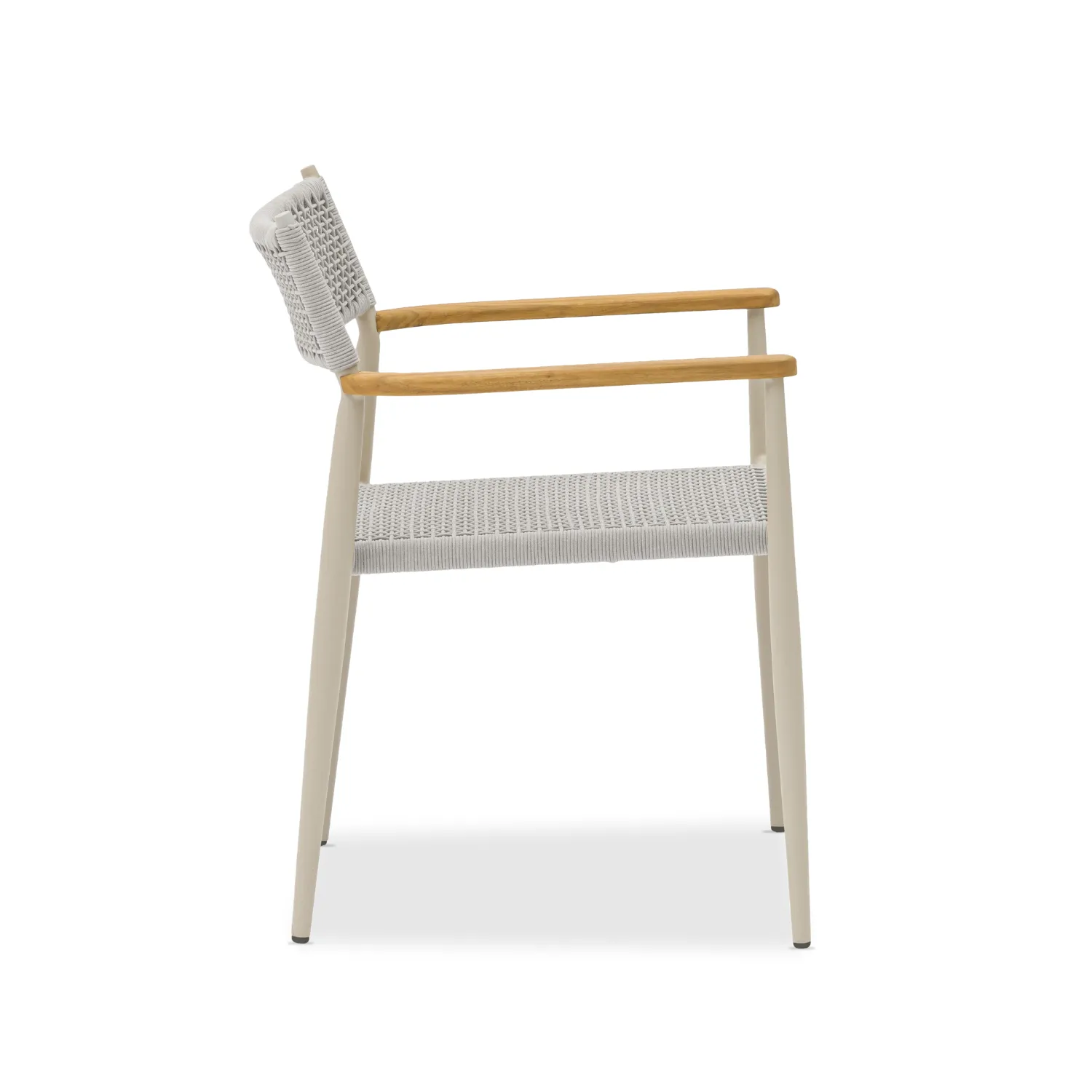 Adelaide Beige Woven Arm Chair