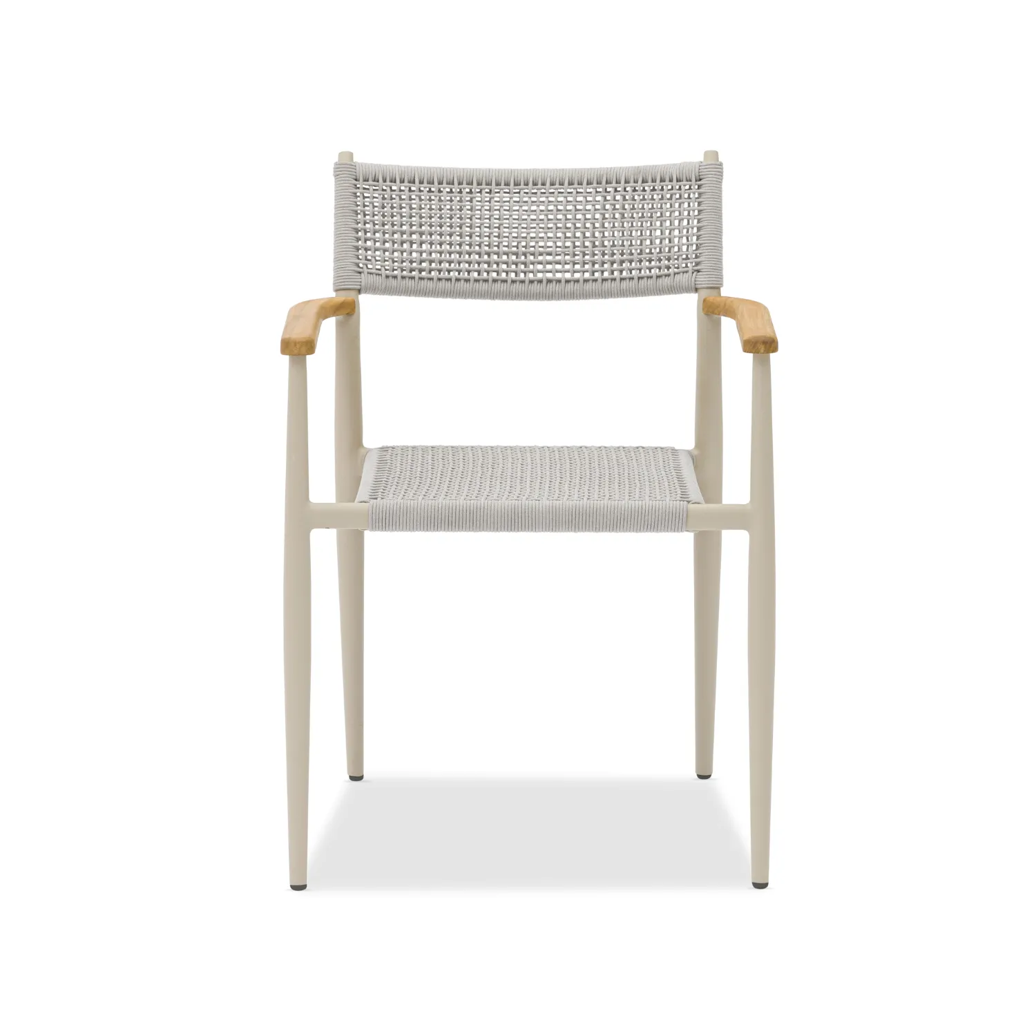 Adelaide Beige Woven Arm Chair