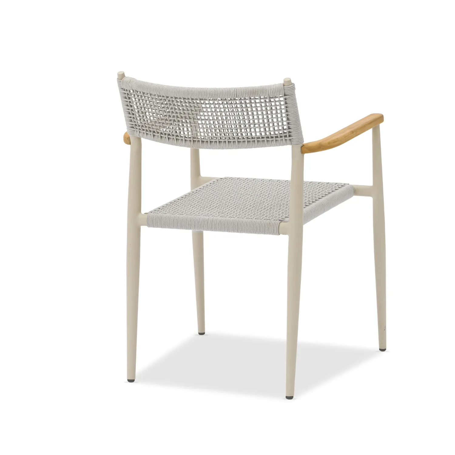 Adelaide Beige Woven Arm Chair
