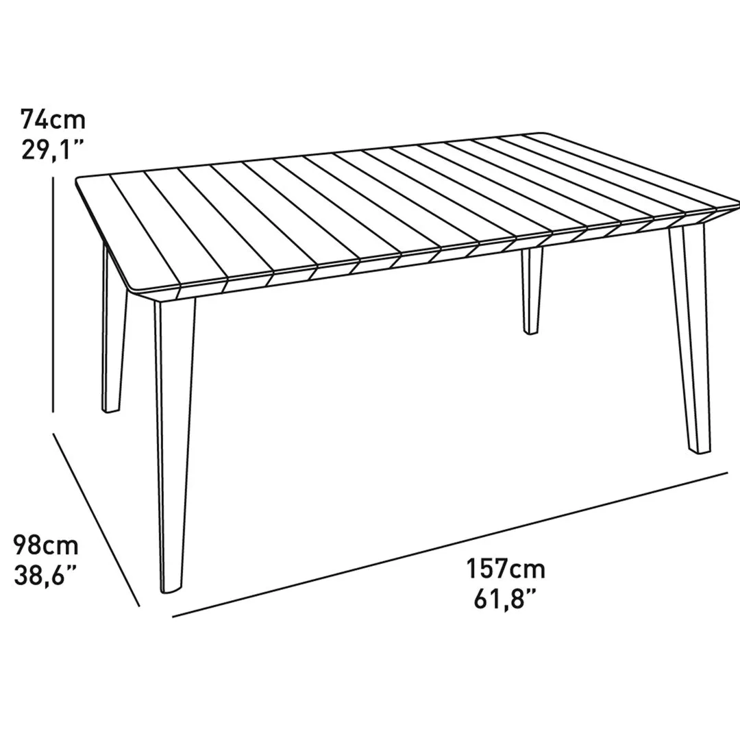 Akola 6 Seat Outdoor Dining Set