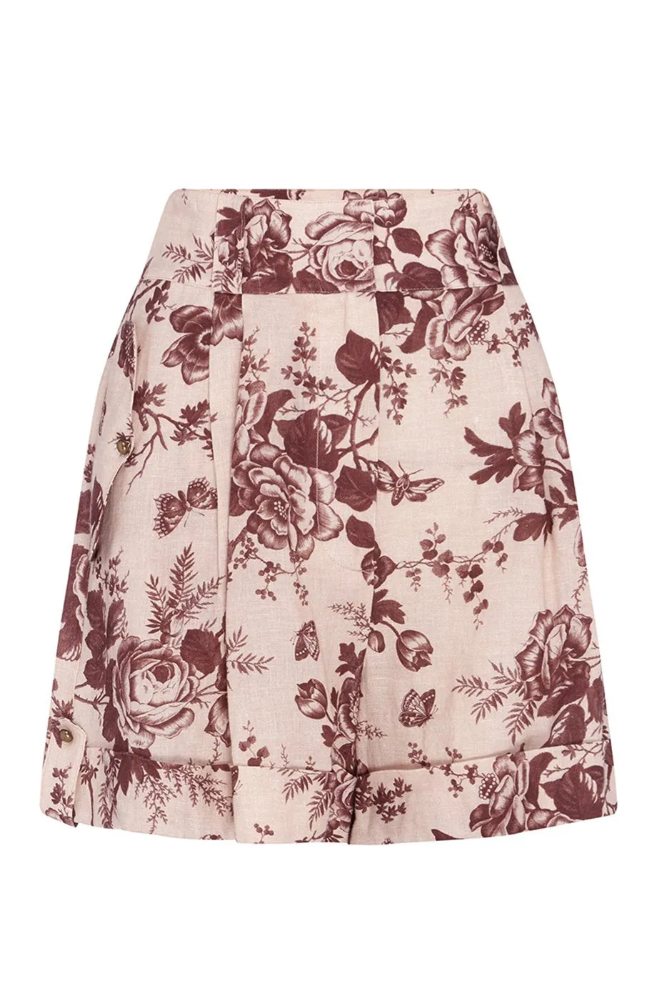 Alemais Heather Short - Burgundy