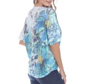 Aquamarine Dolman Sleeve Top (Only XS Left)