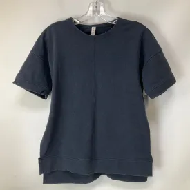 Athletic Top Short Sleeve By Lululemon In Blue, Size: 6