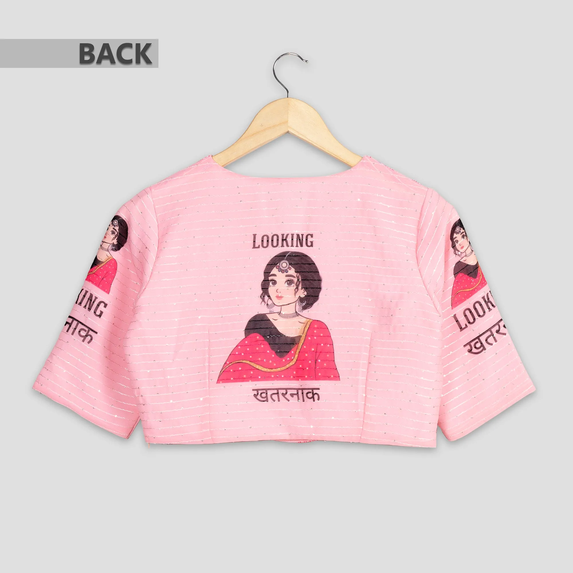 Attractive Looking Designer Quirky Embroidery Blouse