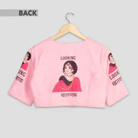 Attractive Looking Designer Quirky Embroidery Blouse