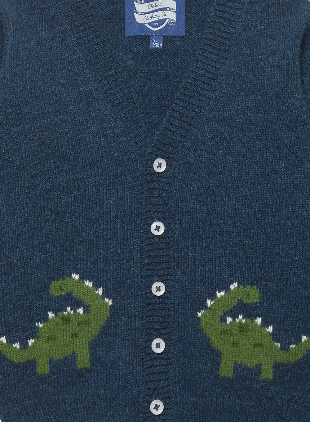 Baby Dippy Dinosaur Cardigan