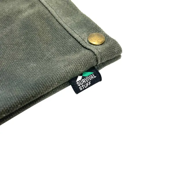 Bag Waxed Canvas Small gray