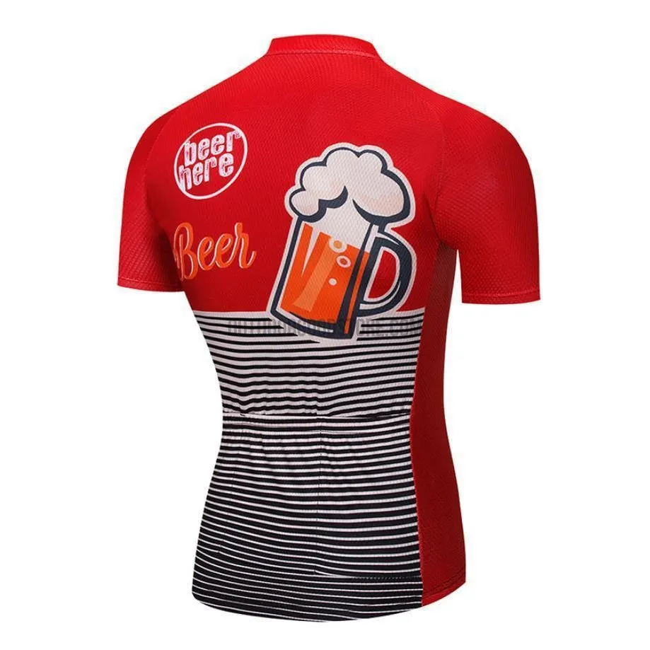 Beer Here Retro Cycling Jersey