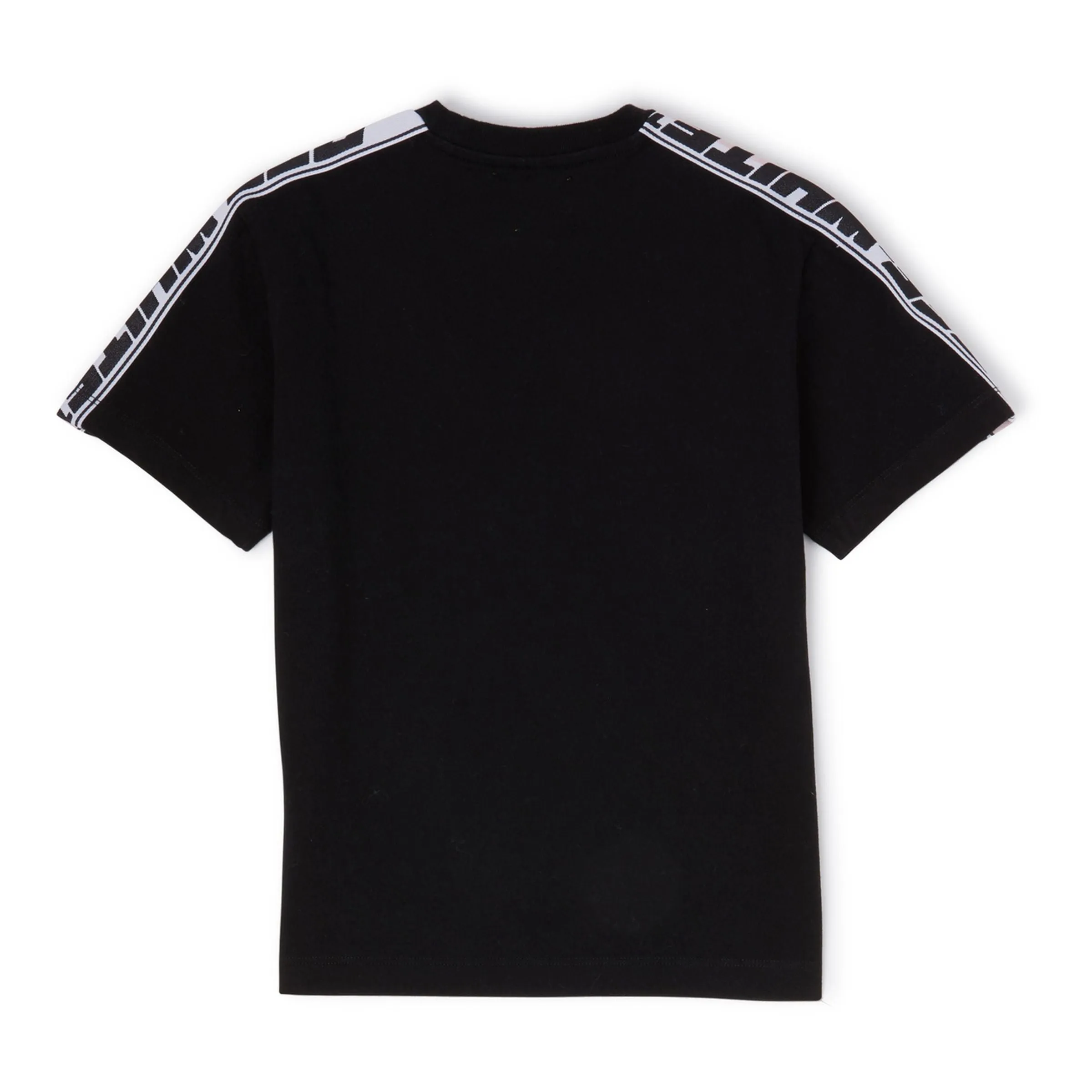 Black Logo Stripes T-Shirt