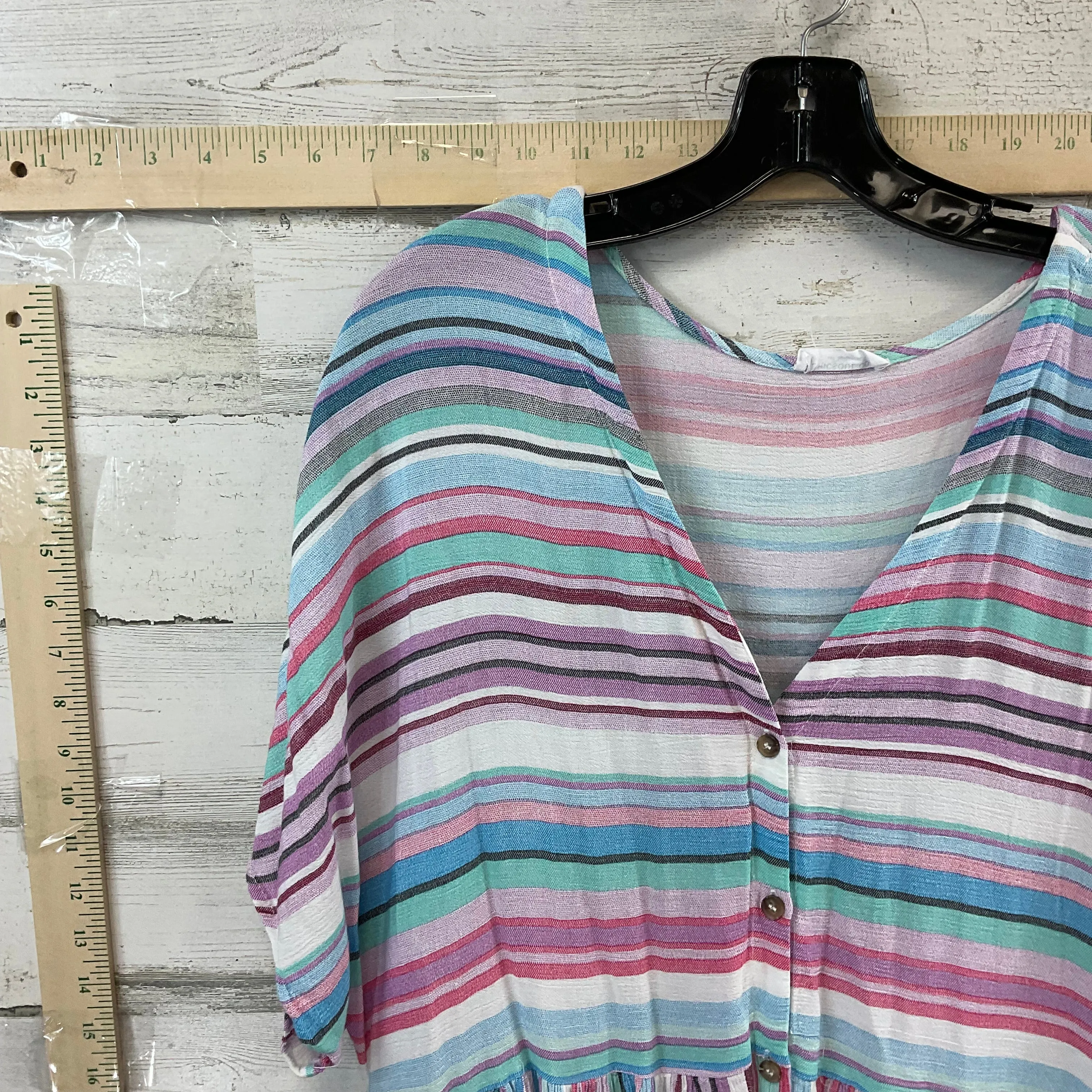 Blouse Short Sleeve By Chicsoul  Size: 3x
