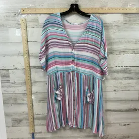 Blouse Short Sleeve By Chicsoul  Size: 3x