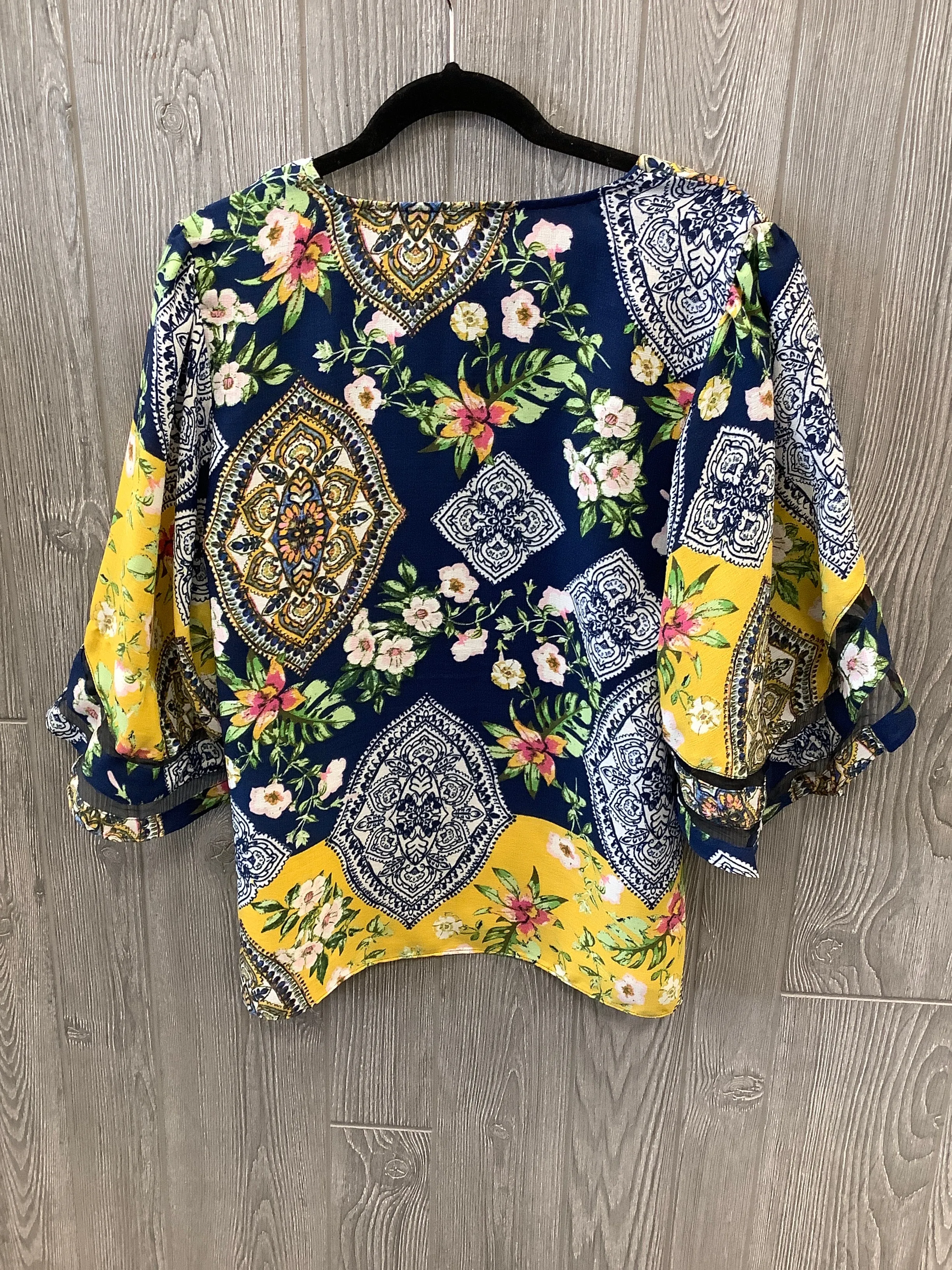 Blouse Short Sleeve By Melissa Paige  Size: M