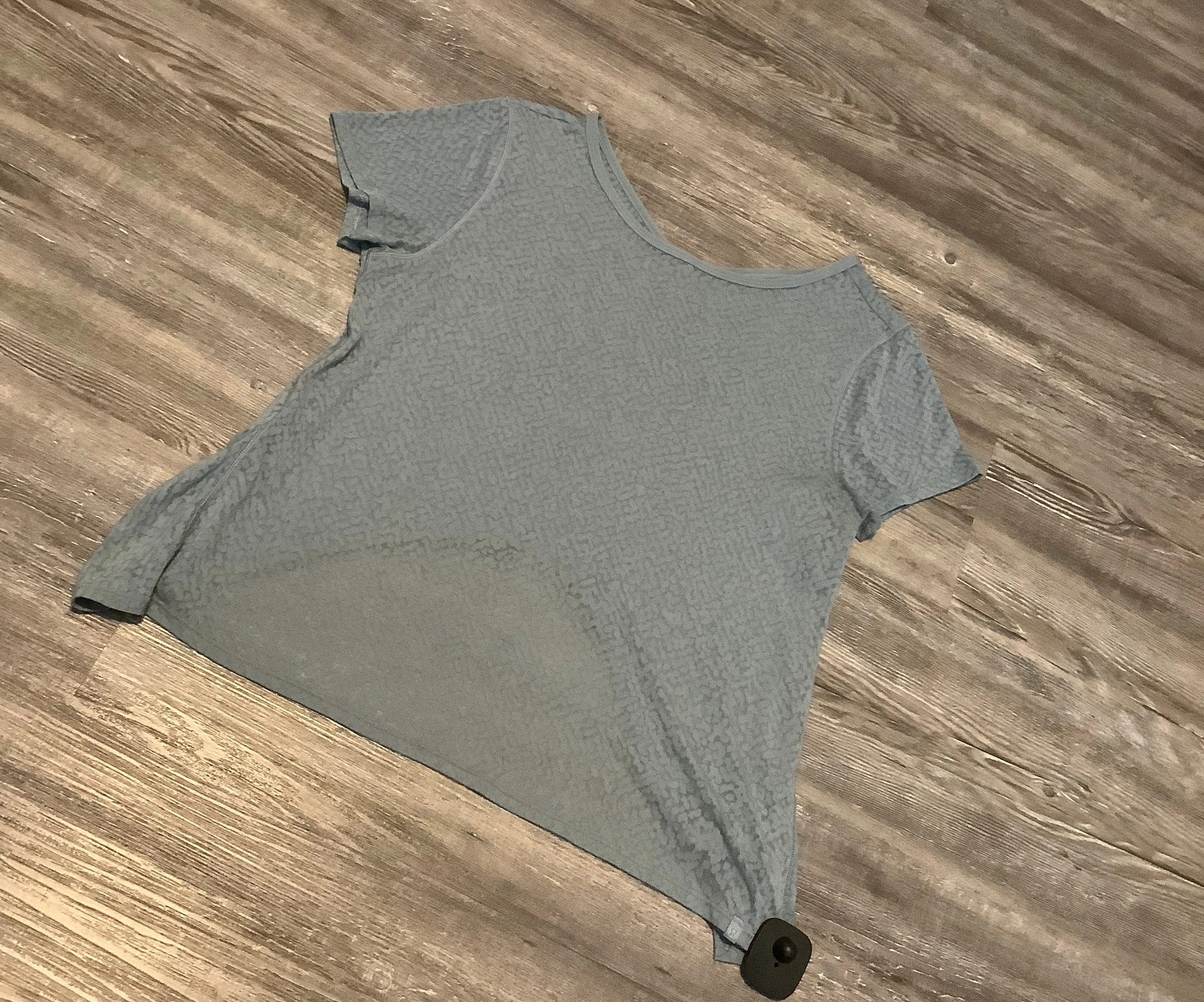 Blue Athletic Top Short Sleeve Lululemon, Size Xs