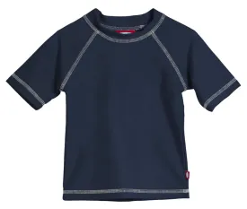 Boys UPF 50  Short Sleeve Rashguard | Navy Blue