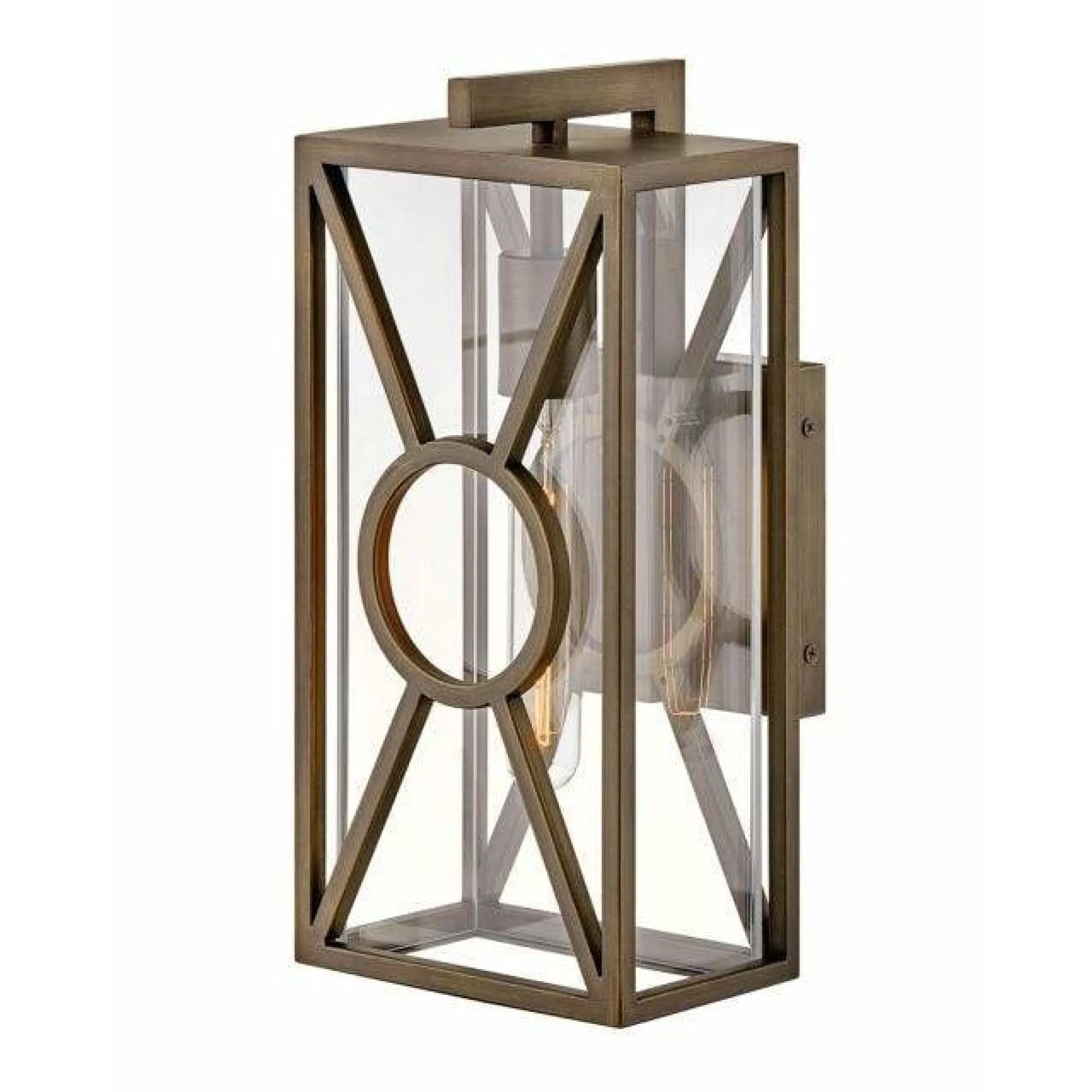 Brixton Coastal Outdoor Wall Mount Lantern - Small