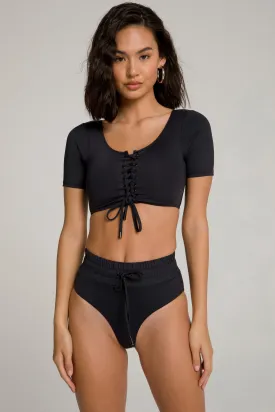 BUSTY BIKINI TOP | BLACK001