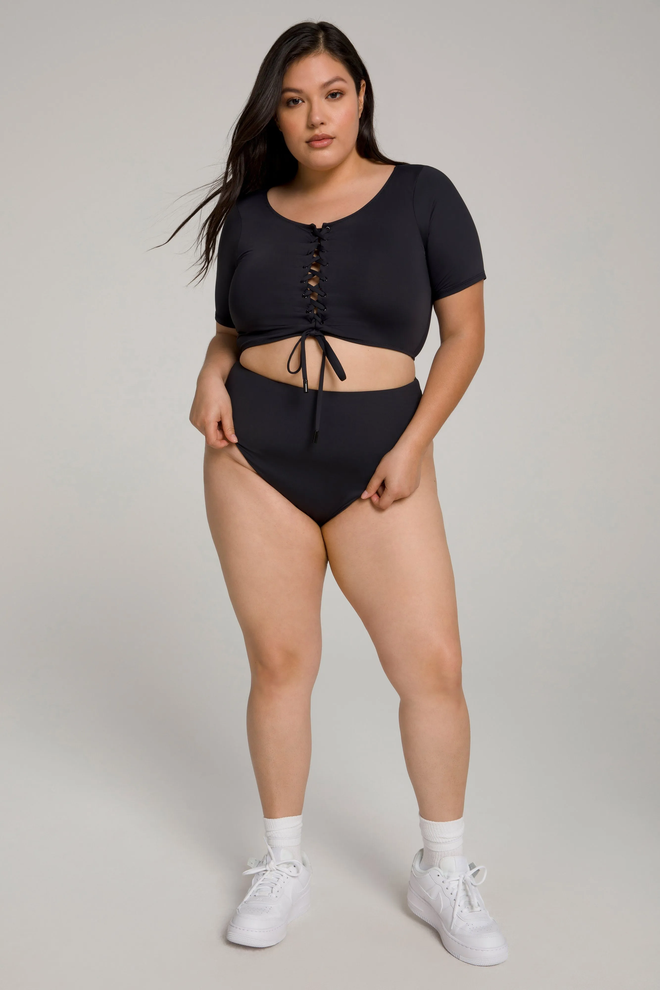 BUSTY BIKINI TOP | BLACK001