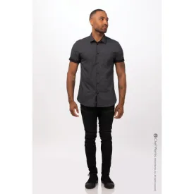 Chef Works SHC07BLK2XL Cook's Shirt