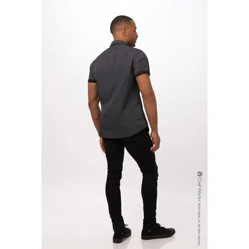 Chef Works SHC07BLK4XL Cook's Shirt