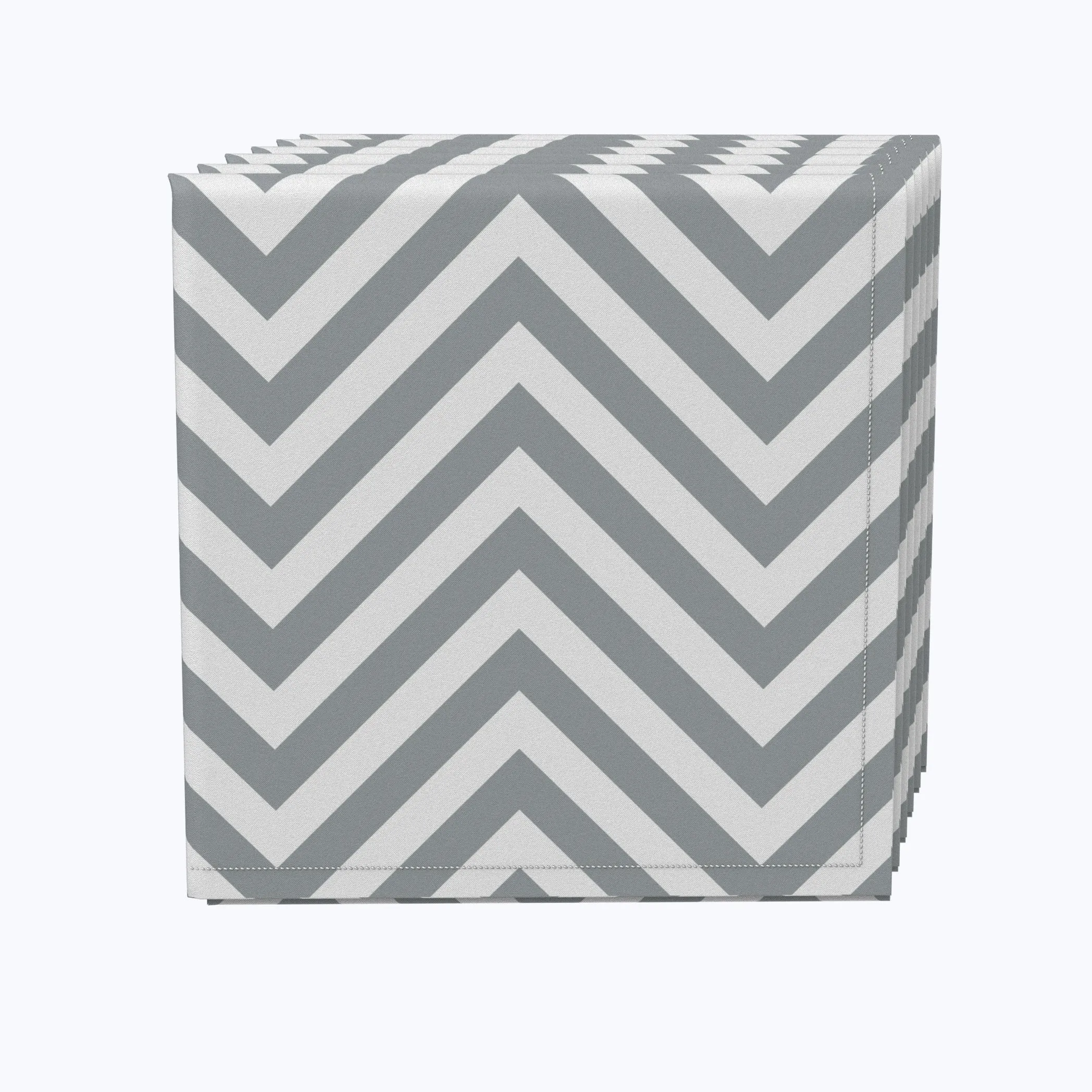 Chevron, Gray Napkins
