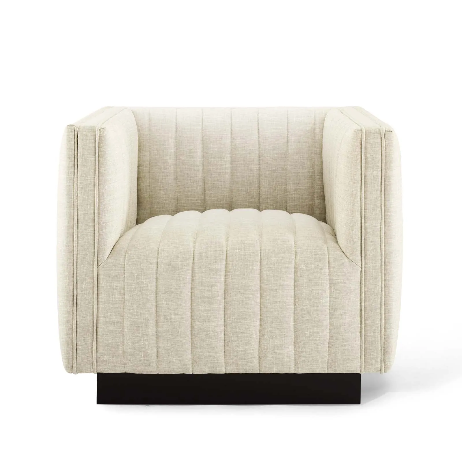 Conjure Tufted Upholstered Fabric Armchair by Modway