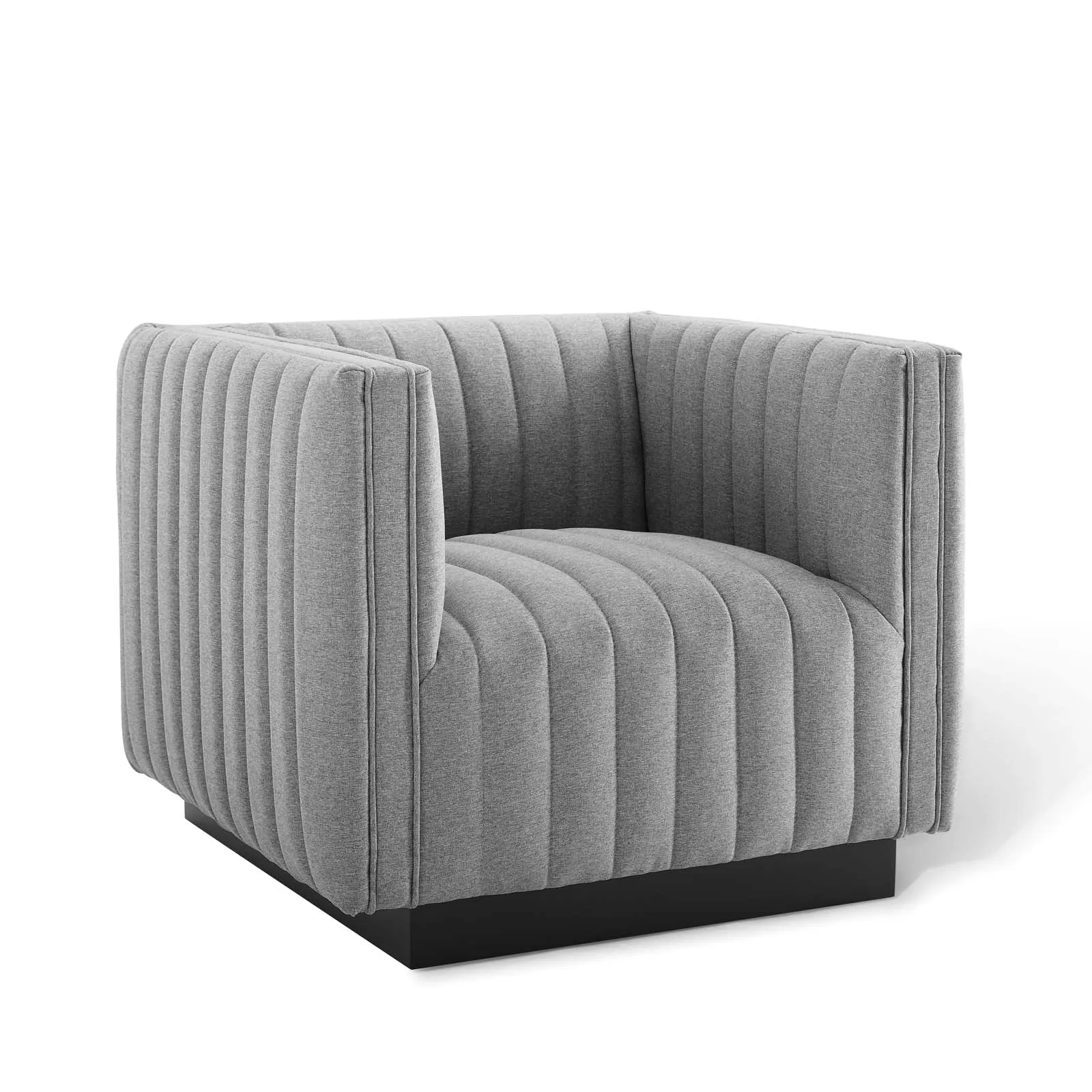 Conjure Tufted Upholstered Fabric Armchair by Modway