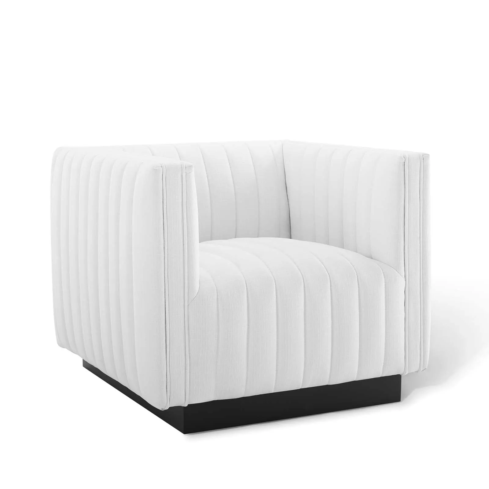 Conjure Tufted Upholstered Fabric Armchair by Modway