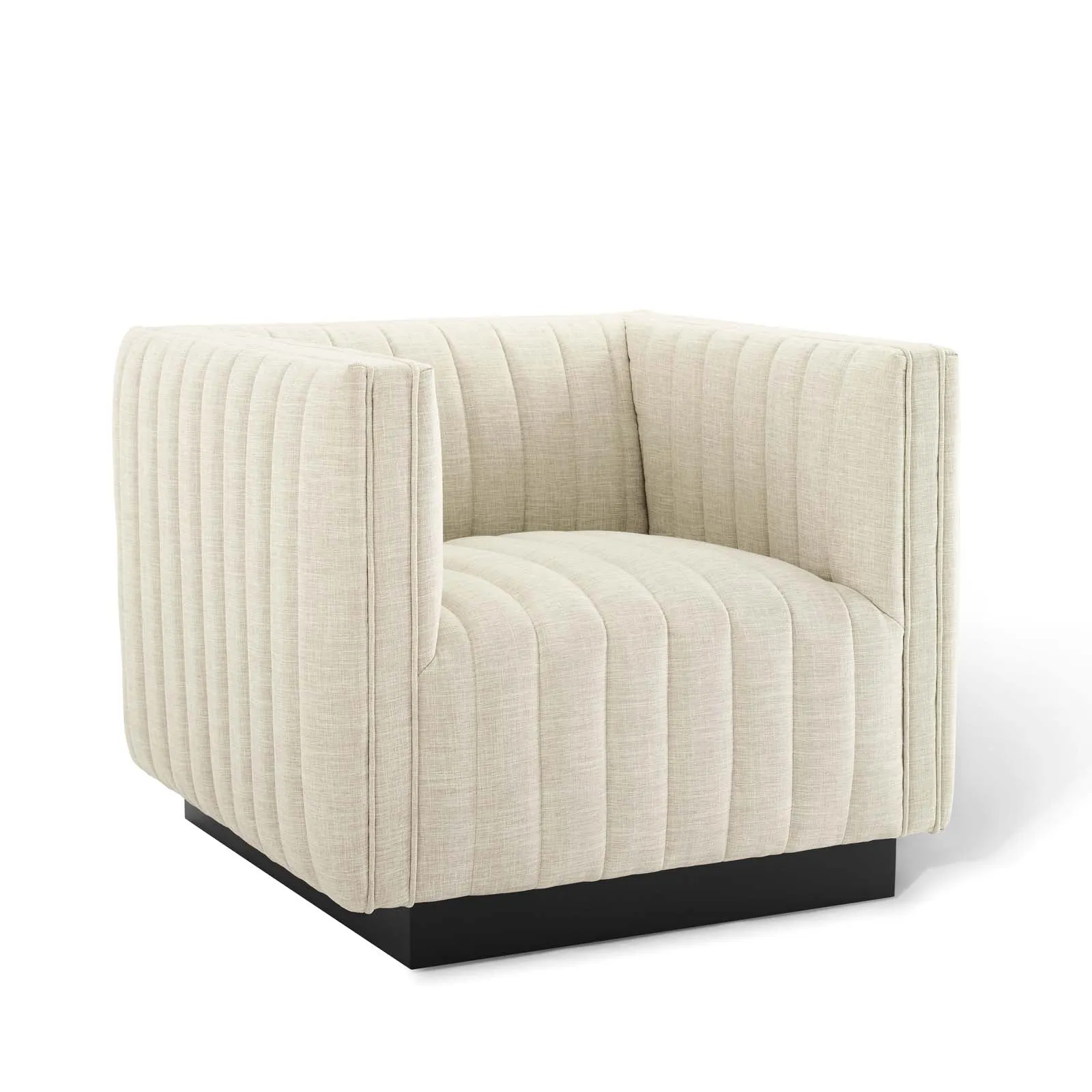 Conjure Tufted Upholstered Fabric Armchair by Modway