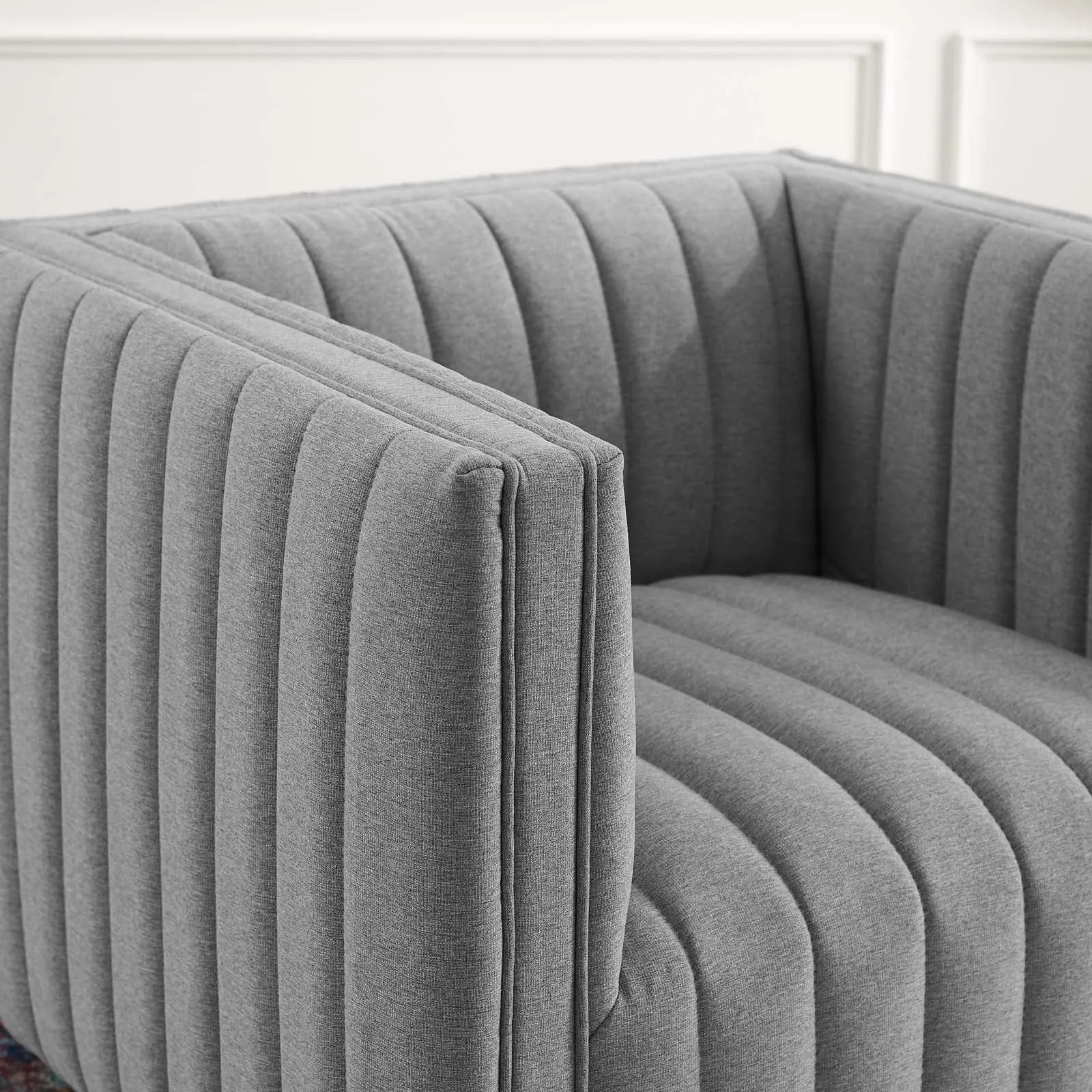 Conjure Tufted Upholstered Fabric Armchair by Modway