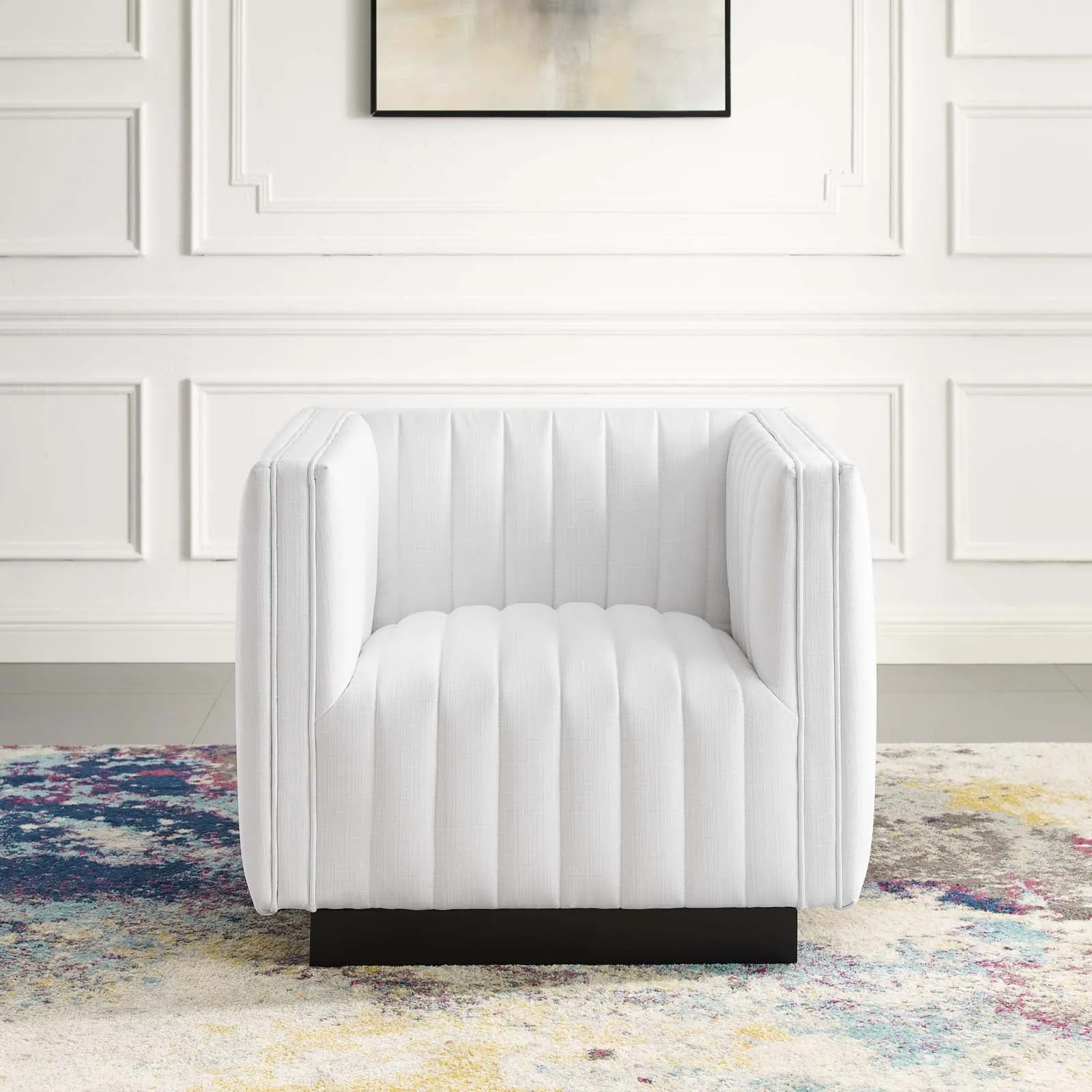 Conjure Tufted Upholstered Fabric Armchair by Modway