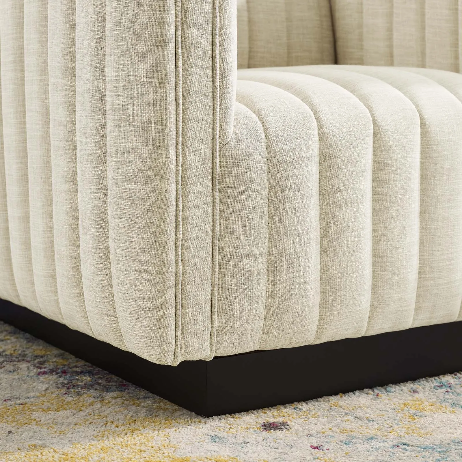 Conjure Tufted Upholstered Fabric Armchair by Modway