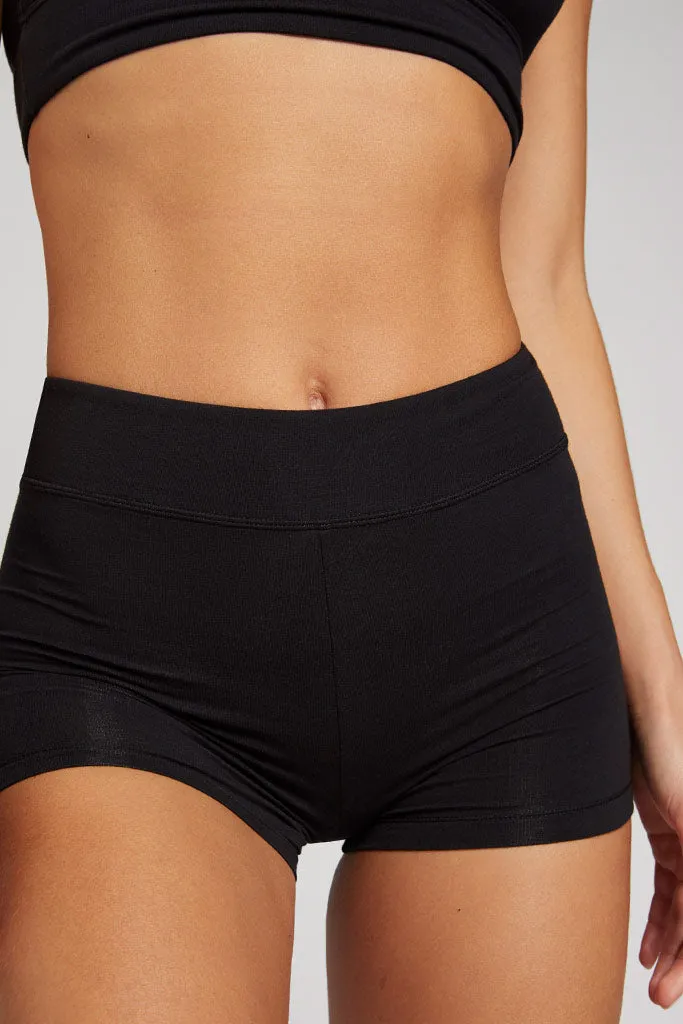 Cotton Mini Boy Short in Black (Pack)