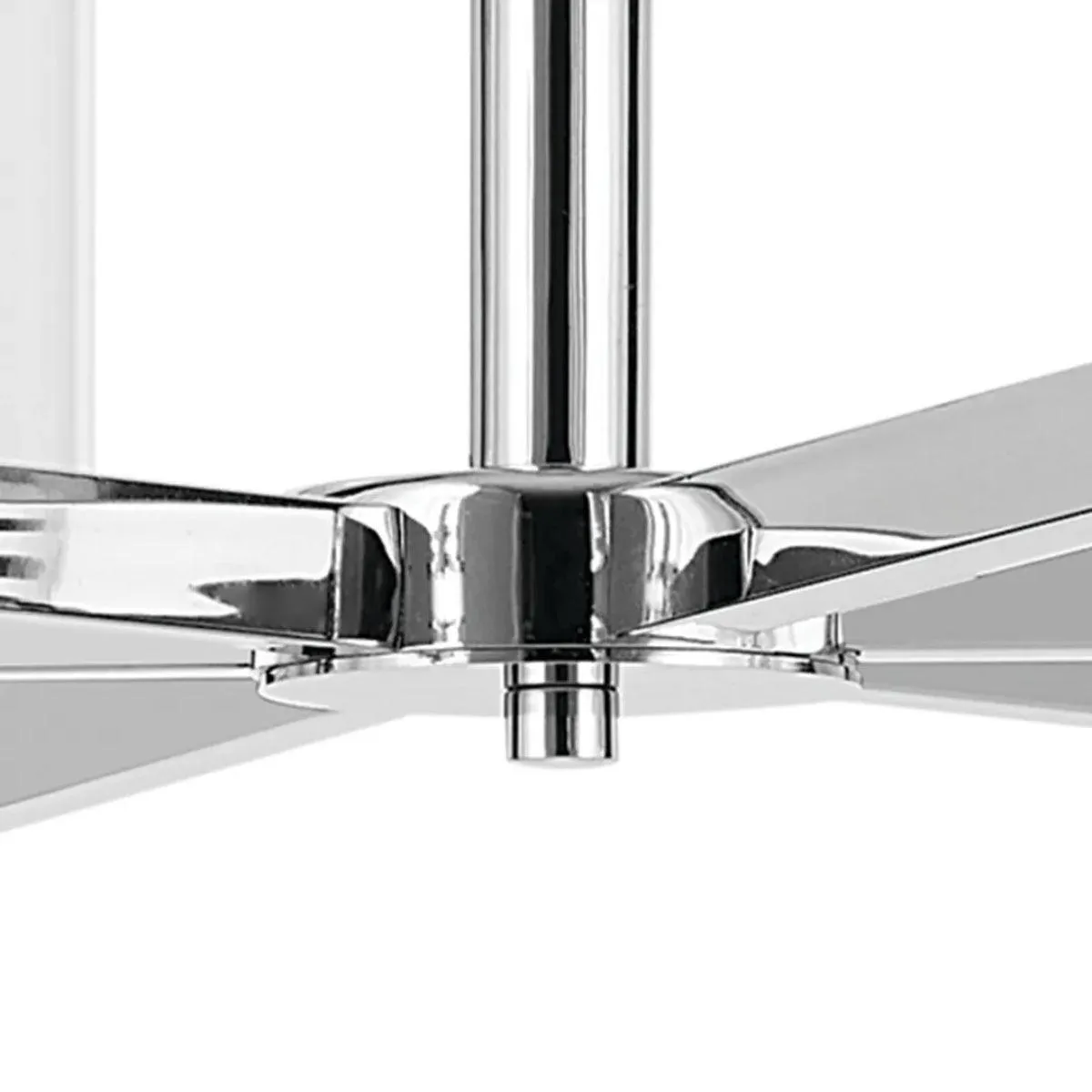 Crosby 32" 6-Light Chandelier 1-Tier with Clear Glass, Chrome Finish