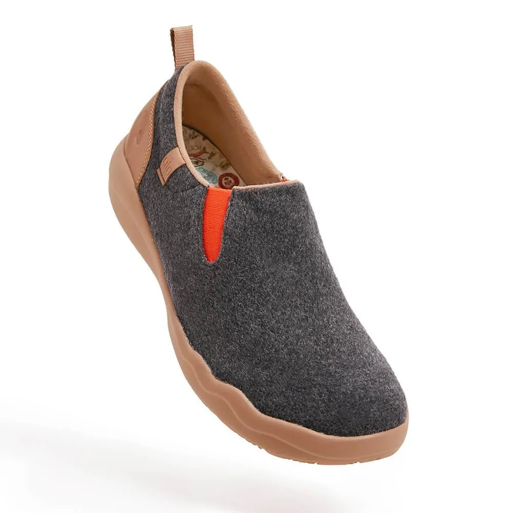 Cuenca Deep Grey Wool Men