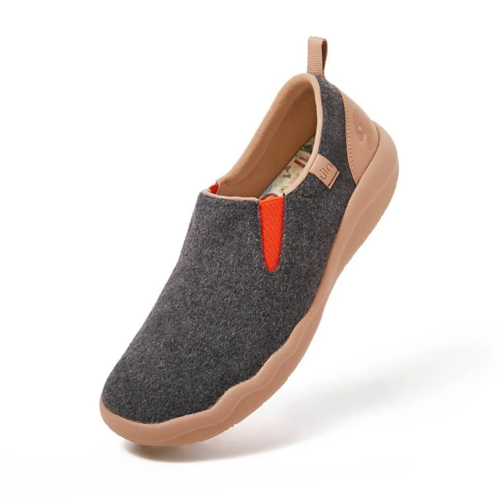 Cuenca Deep Grey Wool Men