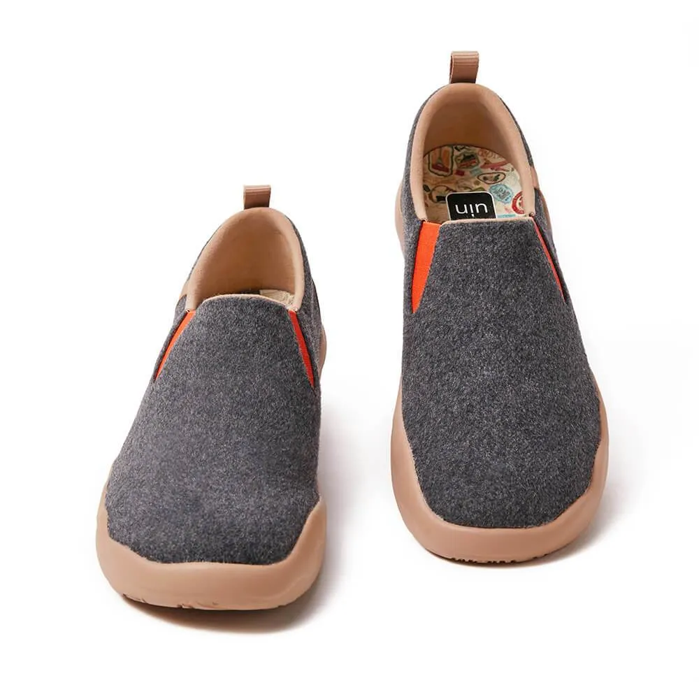 Cuenca Deep Grey Wool Men