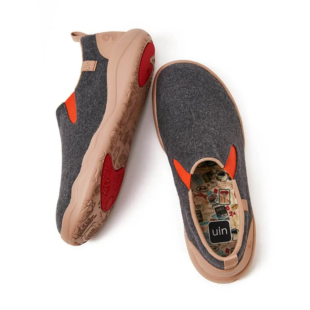 Cuenca Deep Grey Wool Men