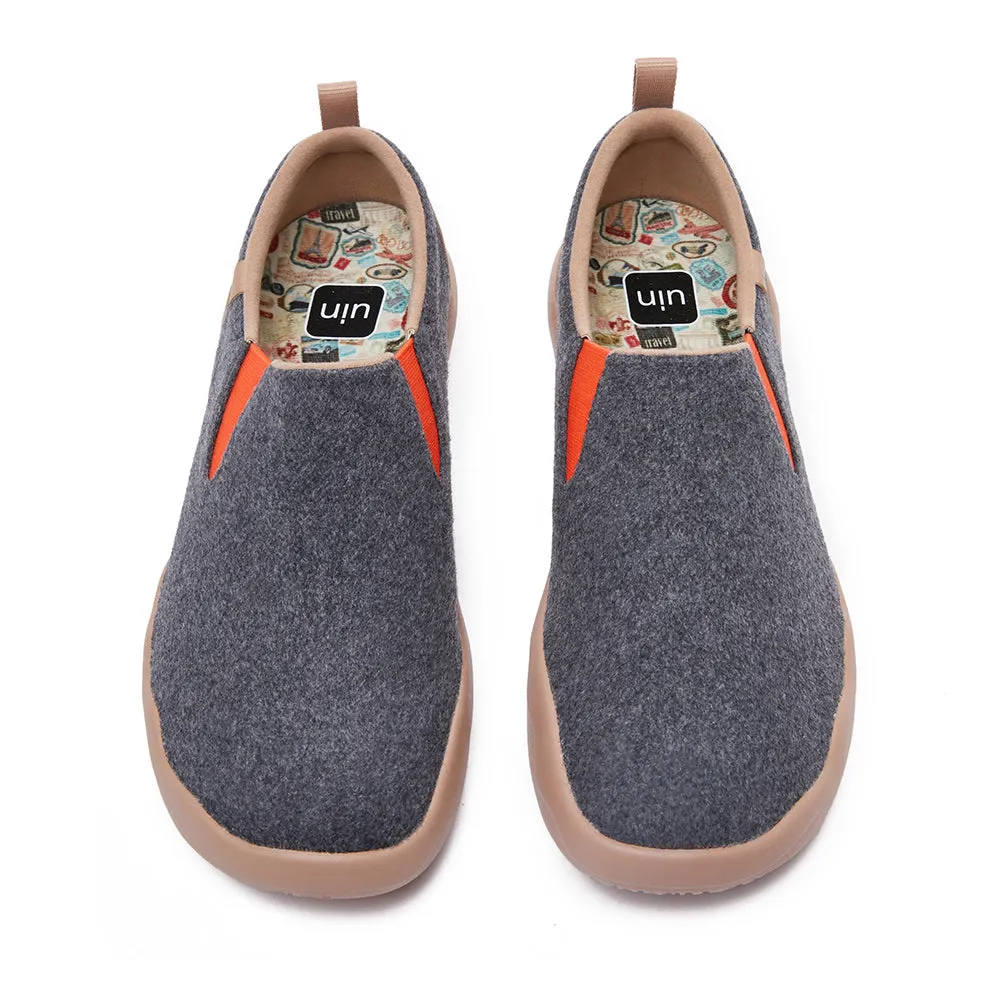 Cuenca Deep Grey Wool Men