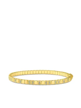CZ Alternating Station Bangle